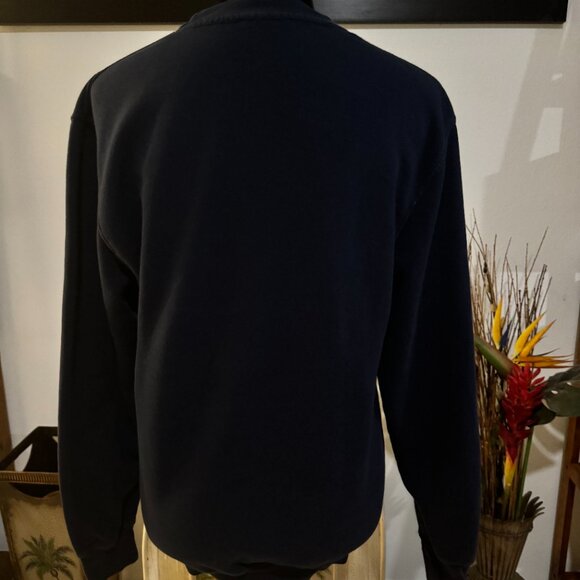 Clickbait Navy Crewneck Sweatshirt Men's Small David Dobrik Merch Yellow Logo - Picture 5 of 6